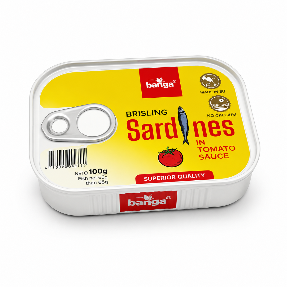 Sardines (Brisling) in Tomato Sauce - Banga 100g