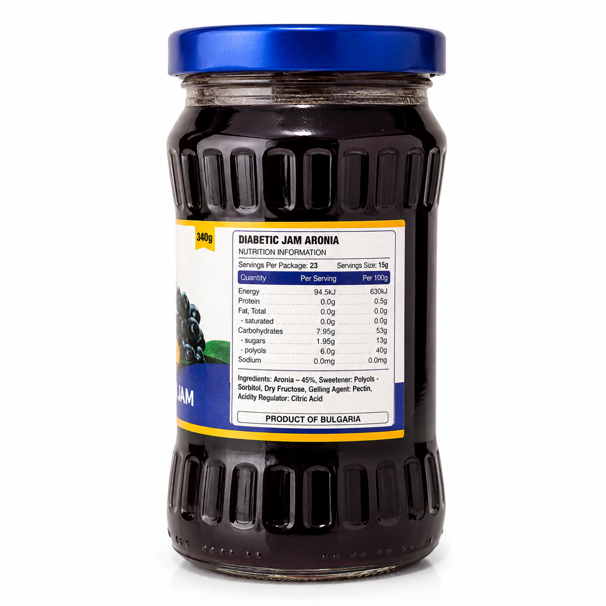 Aronia Diabetic Jam, 340g