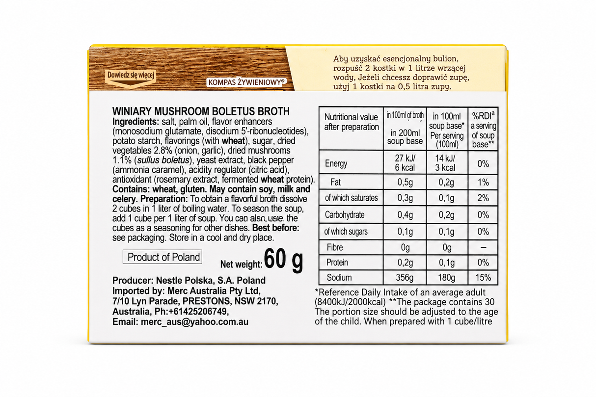 Bulion Mushroom - Winiary 60g
