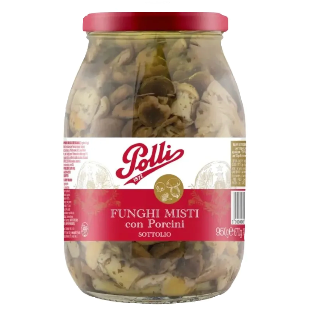 Mixed Mushrooms with Porcini - Polli 670g