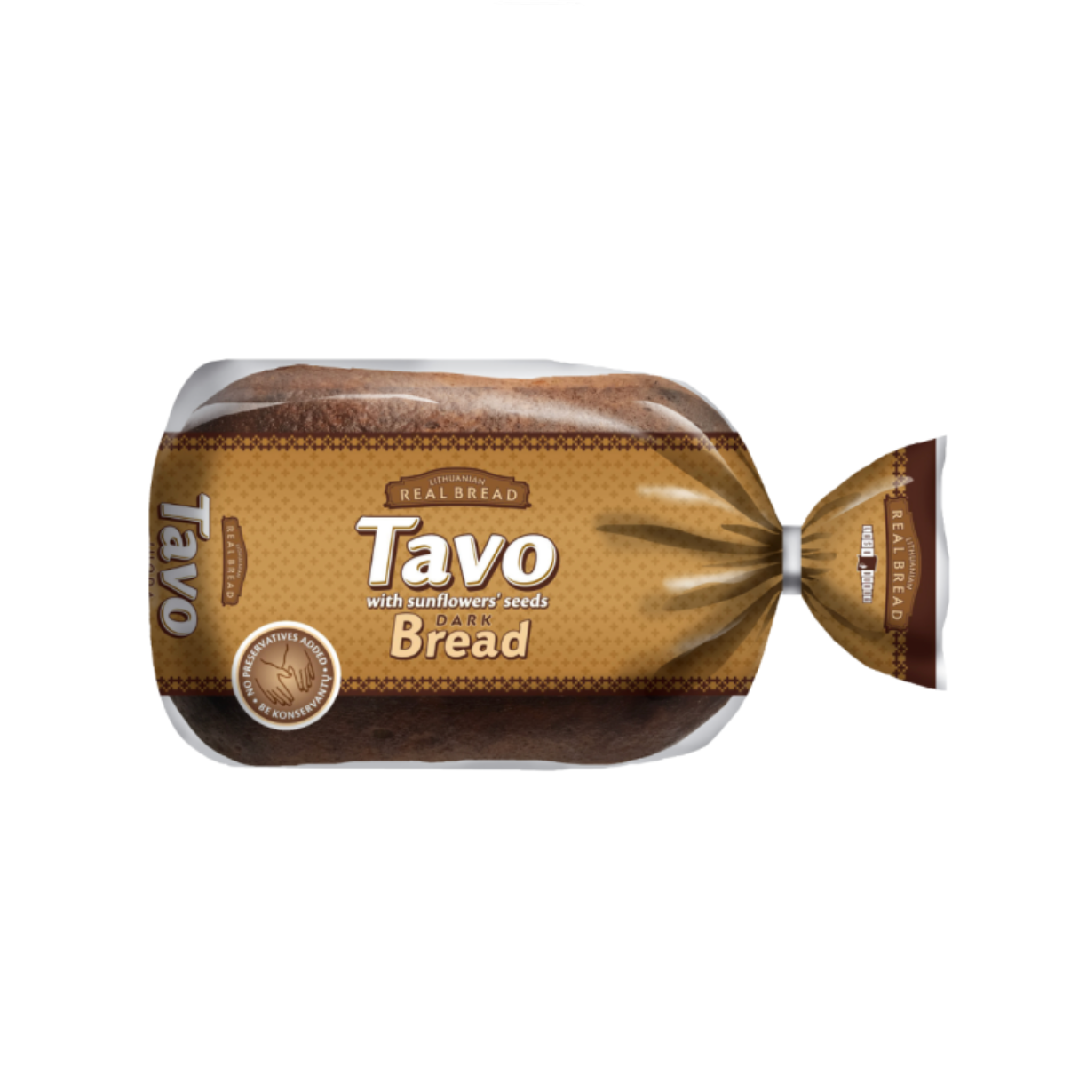 Bread with Sunflower Seeds, Dark "TAVO" 700g