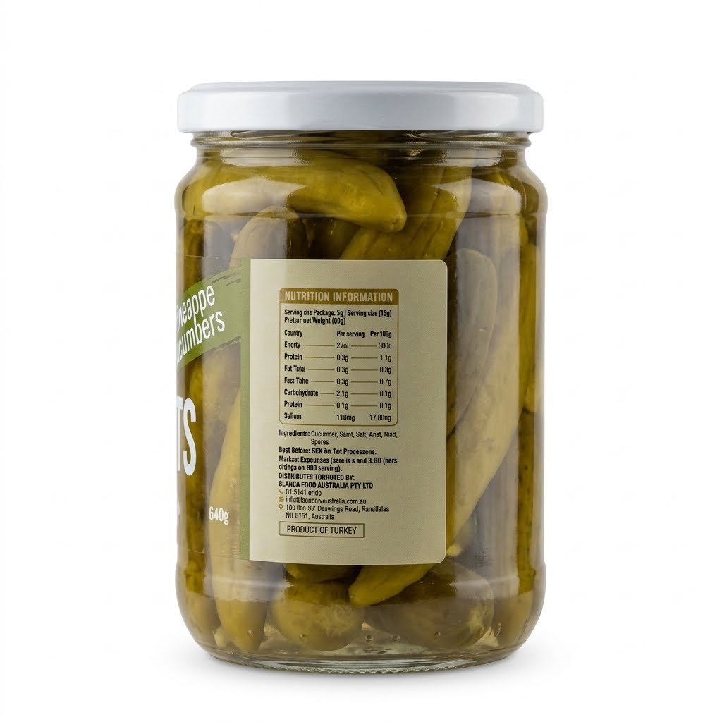 Crunchy Dill Pickles, Lebanese Cucumbers - Pri Chen 540g