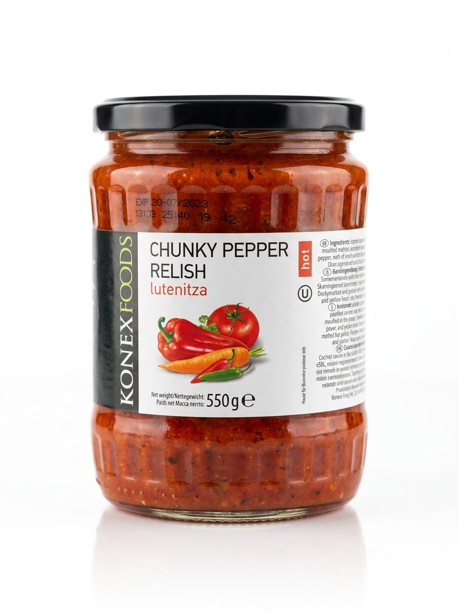 Lutenitza Chunky Pepper Relish - Konex 550g