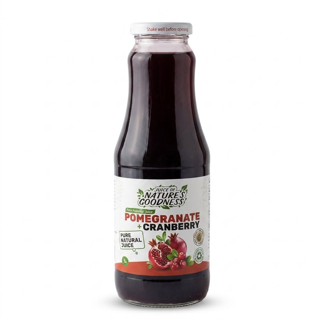 Pomegranate & Cranberry Juice - Natures Goodness 1L