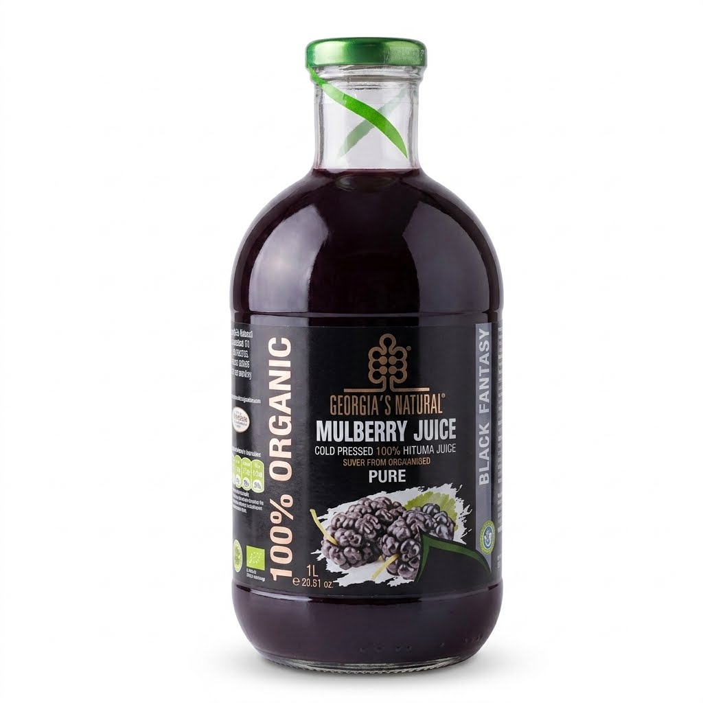 Mulberry Pure Juice - Georgians Natural 1L