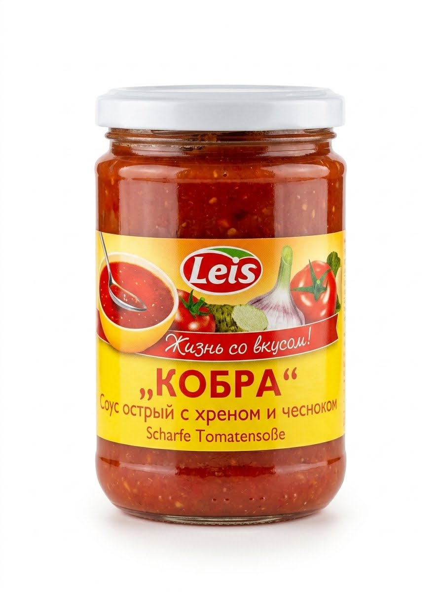 Cobra Tomato Sauce with Horseradish & Garlic - Leis 280ml