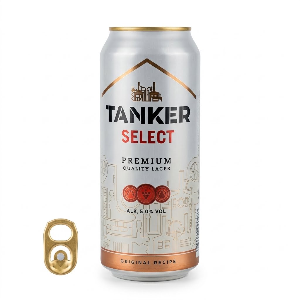Tanker Select Premium Beer 500ml Can