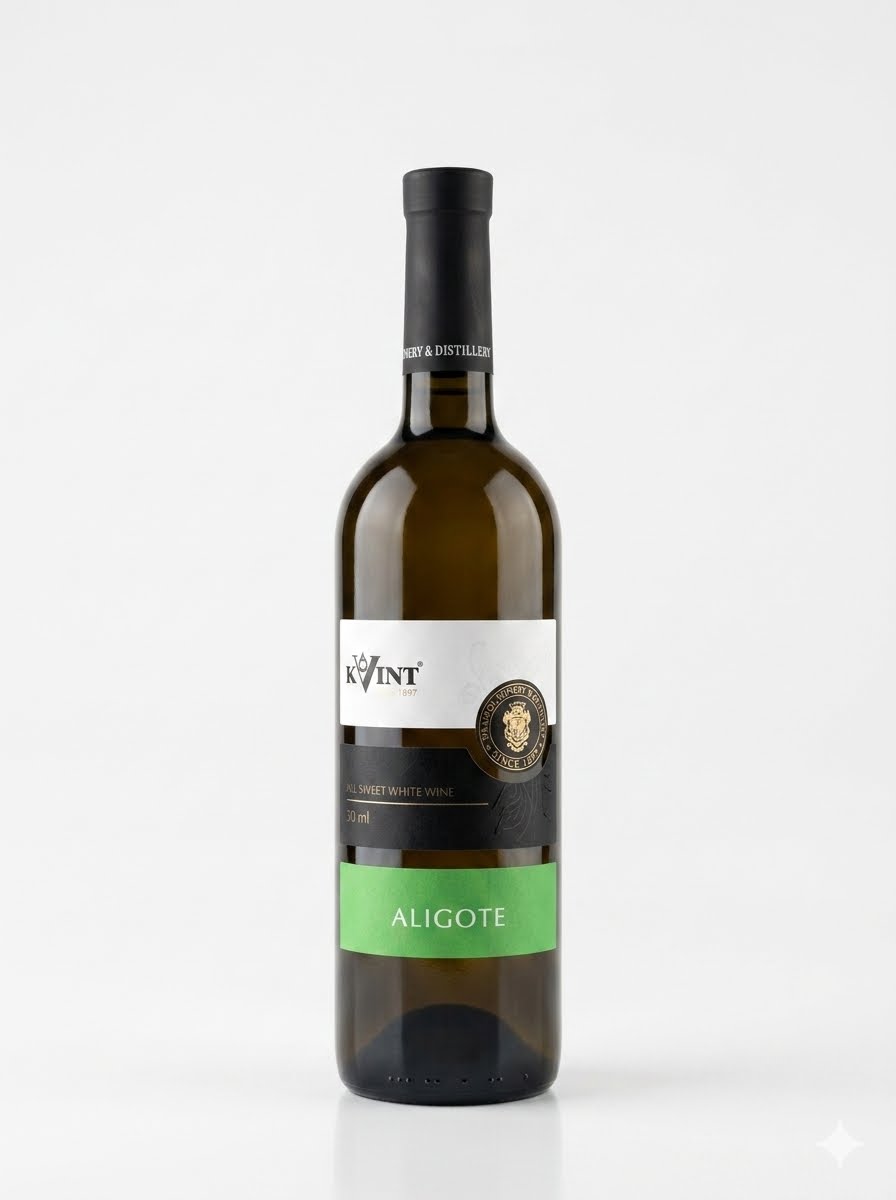 Aligote Semi-Sweet White Wine - Kvint 750ml
