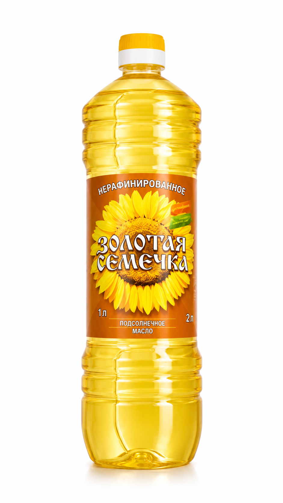 Unrefined Sunflower Oil, Zolotaya Semechka, 1L