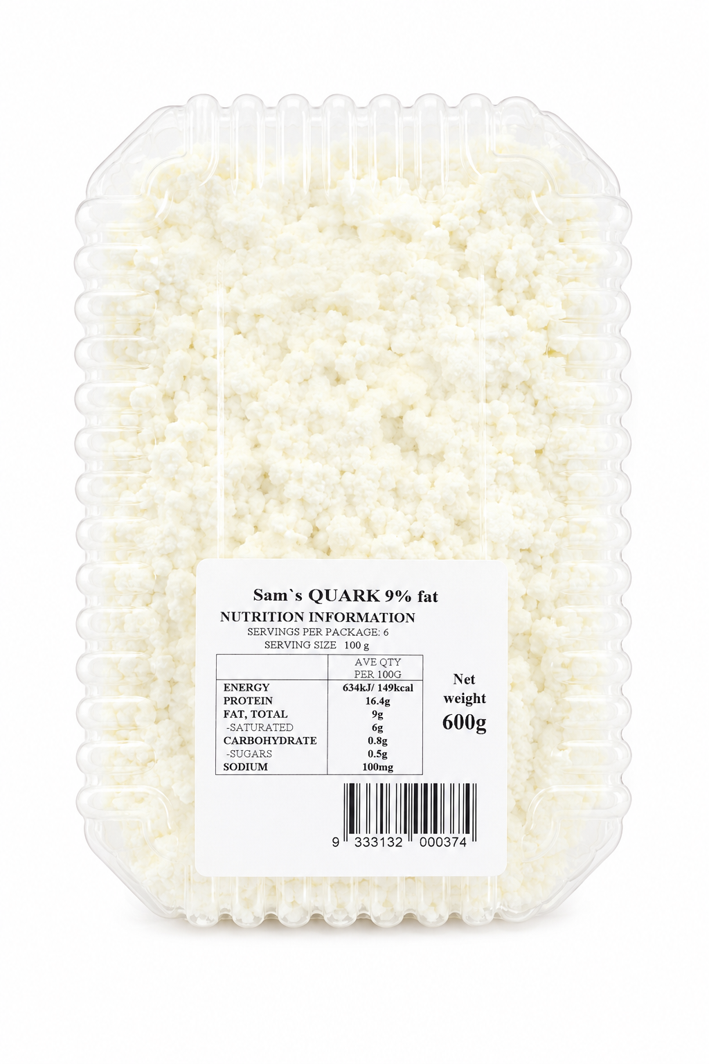 European Farmer's Cottage Cheese (Quark) 600g