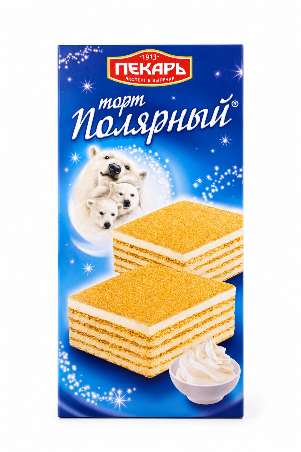 Wafer Cake "Poljarnij", "1913 Pekari", 213g