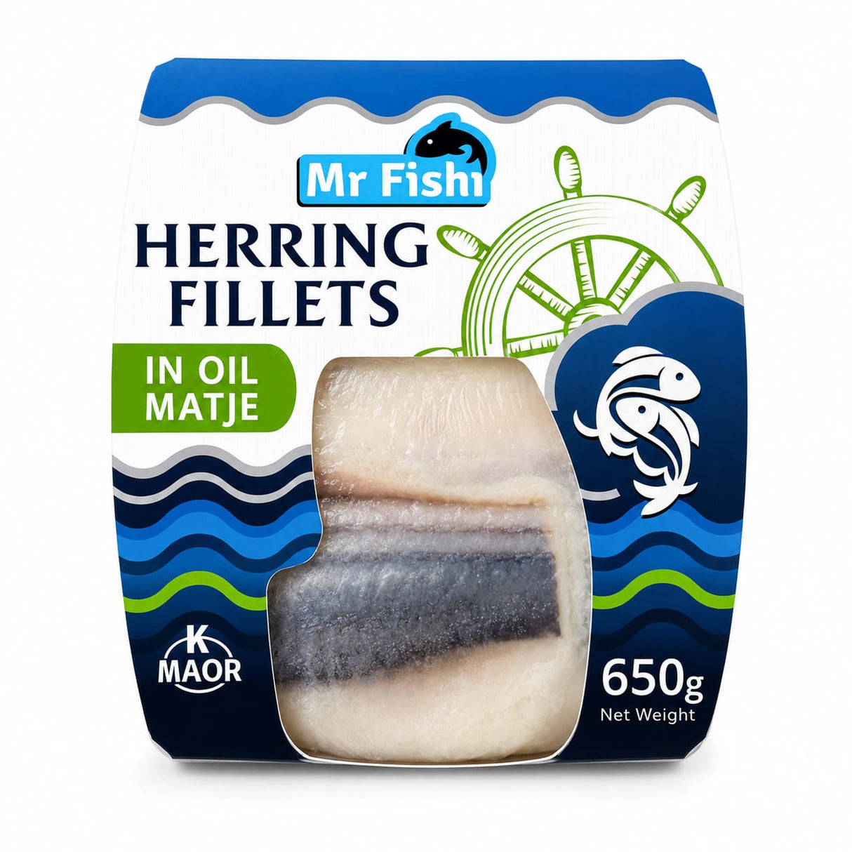 Herring Fillets in Oil, Matje - Mr Fishi 650g