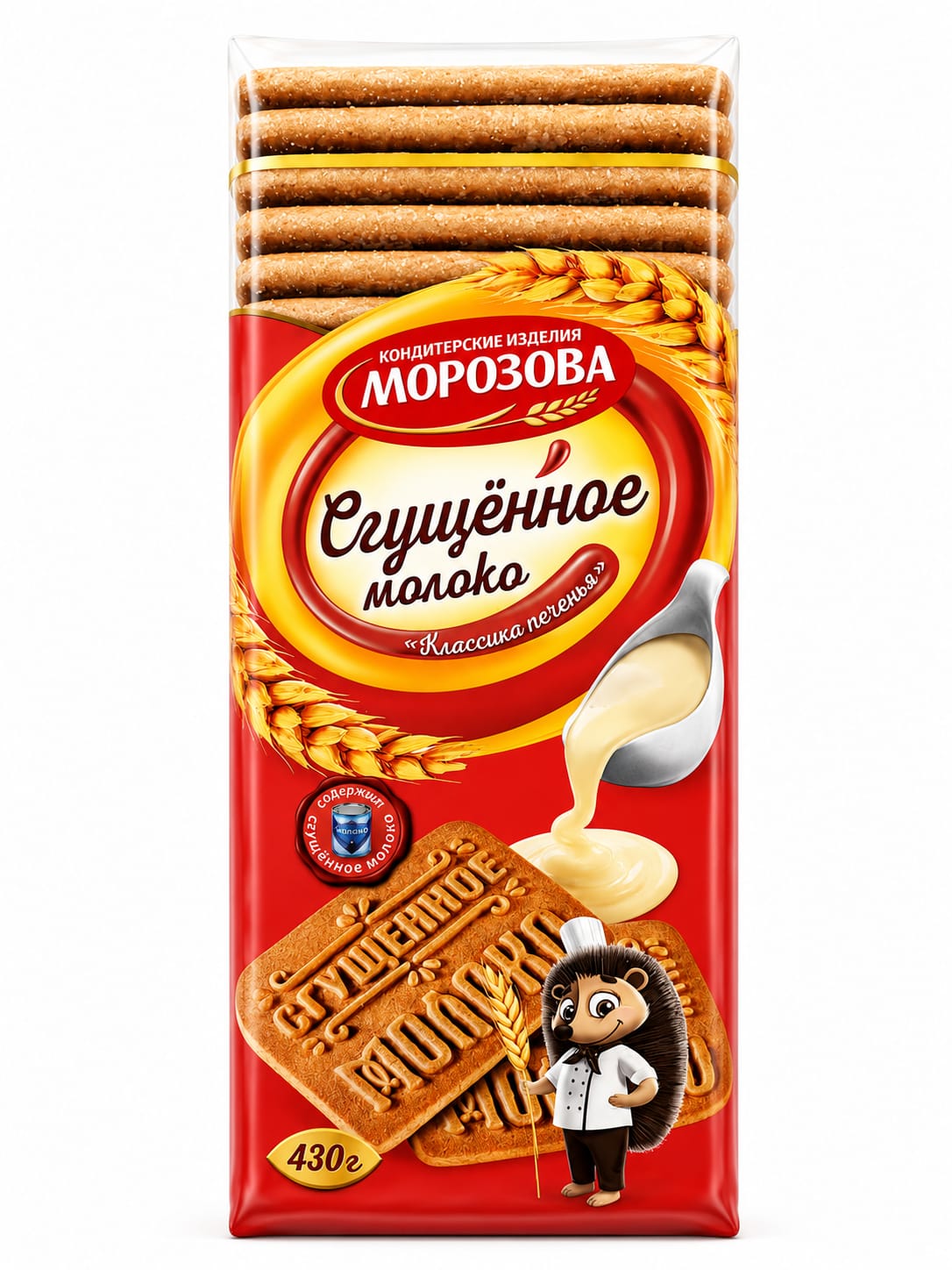 Condensed Milk Biscuits, "Morozovo", 430g