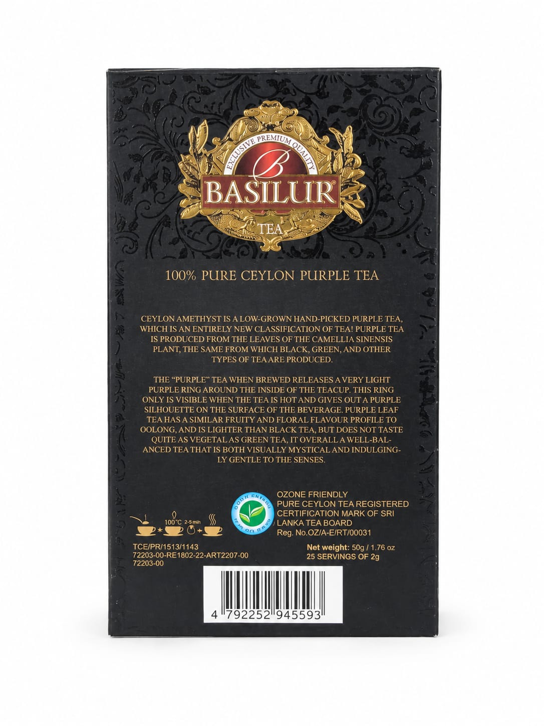 Basilur Artisan Ceylon Amethyst Single Estate Purple Tea 50g