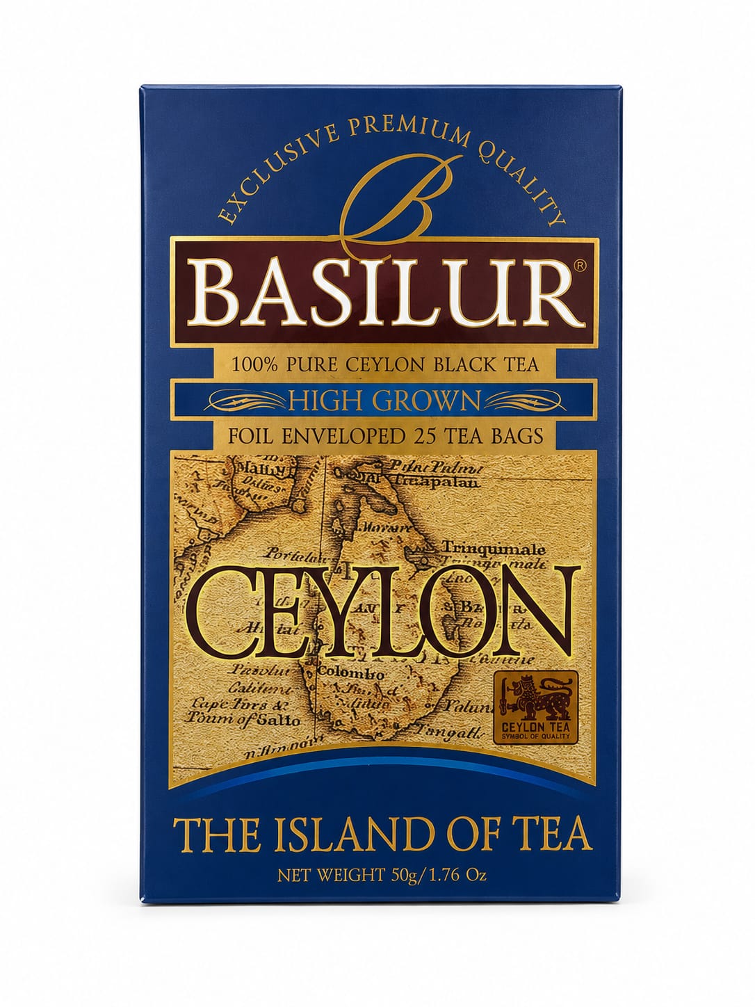 Basilur High Grown Ceylon Black Tea 50g, 25 Tea Bags