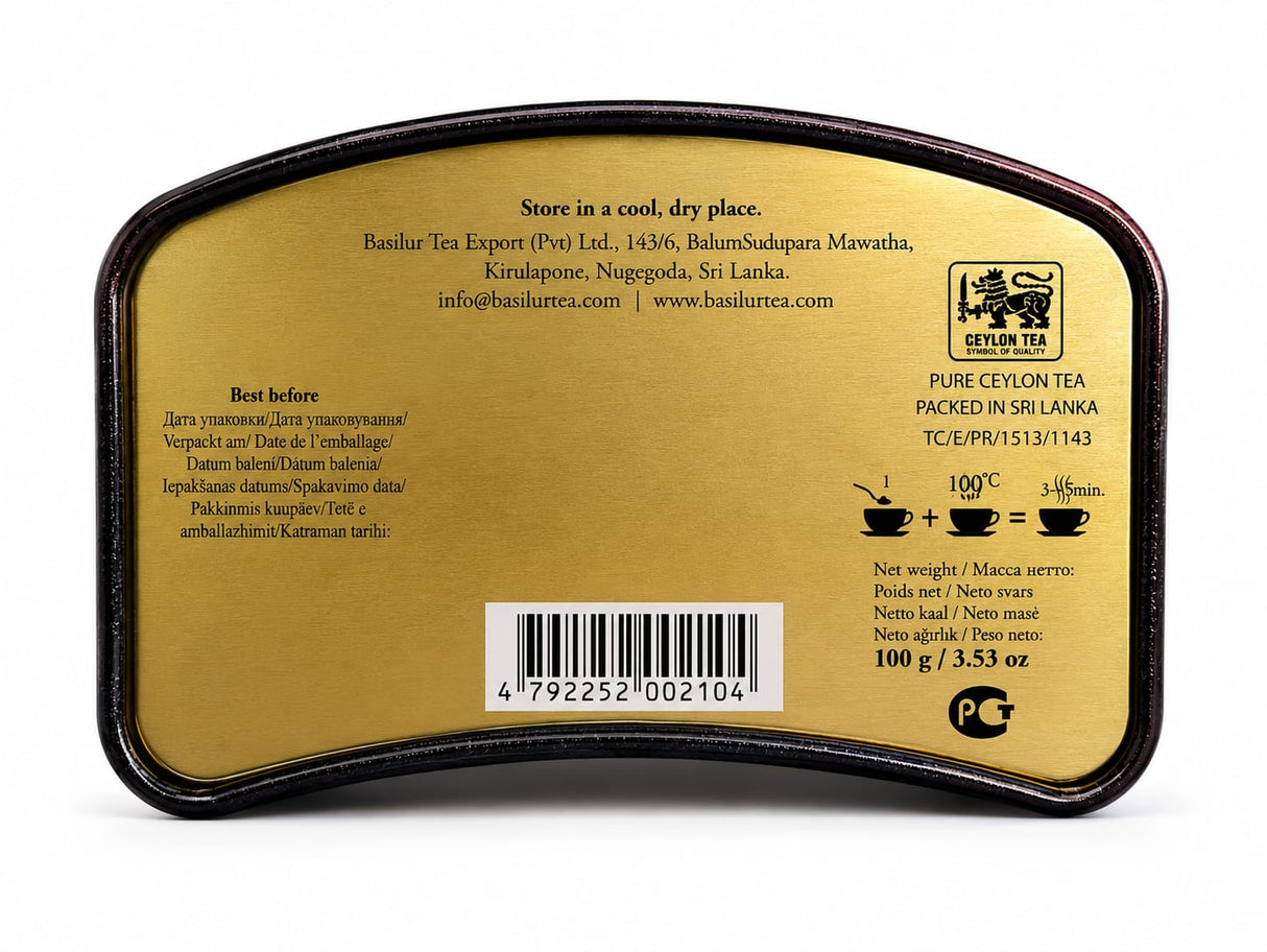 Pure Ceylon Black Tea, Orange Pekoe, Specialty Classics - Basilur, 100g
