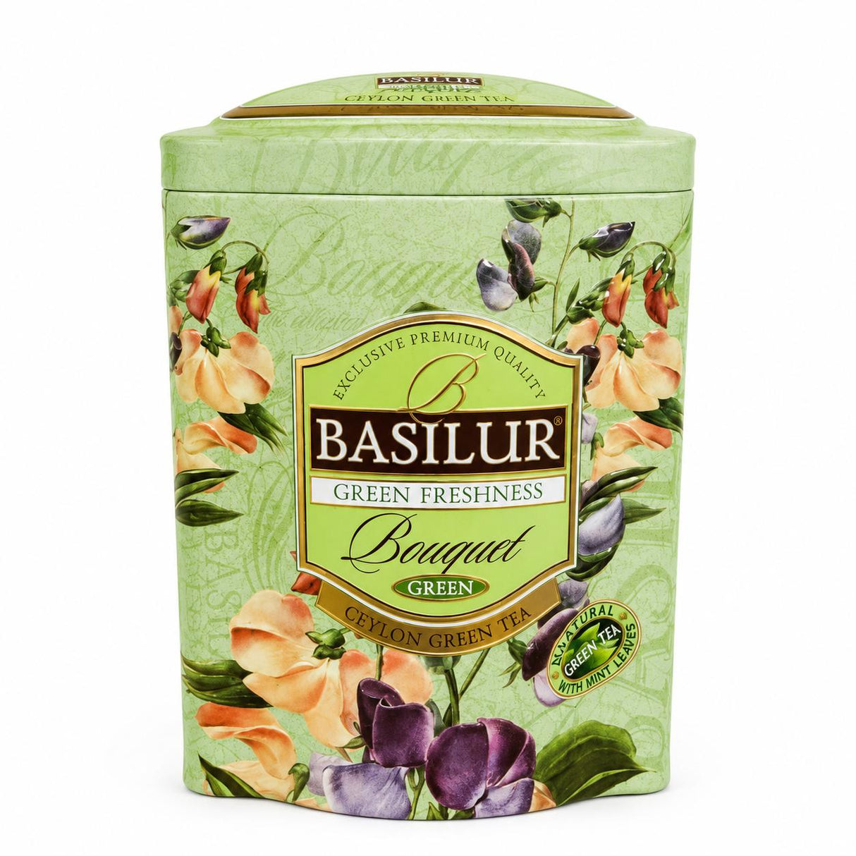 Ceylon Green Tea Green Freshness Bouquet, "Basilur", 100g, Metal Package