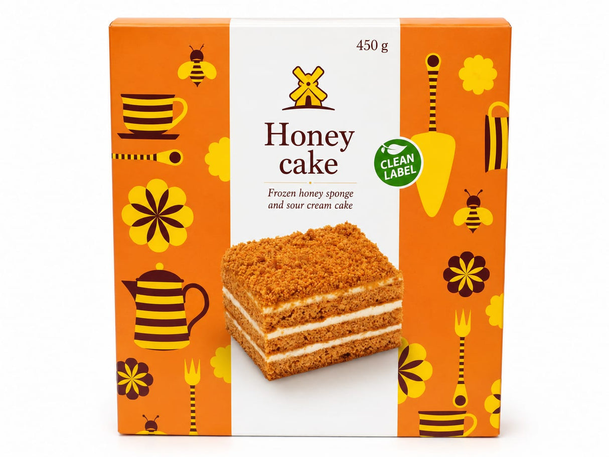 Honey Cake (Medovik), Frozen - Clean Label 450g
