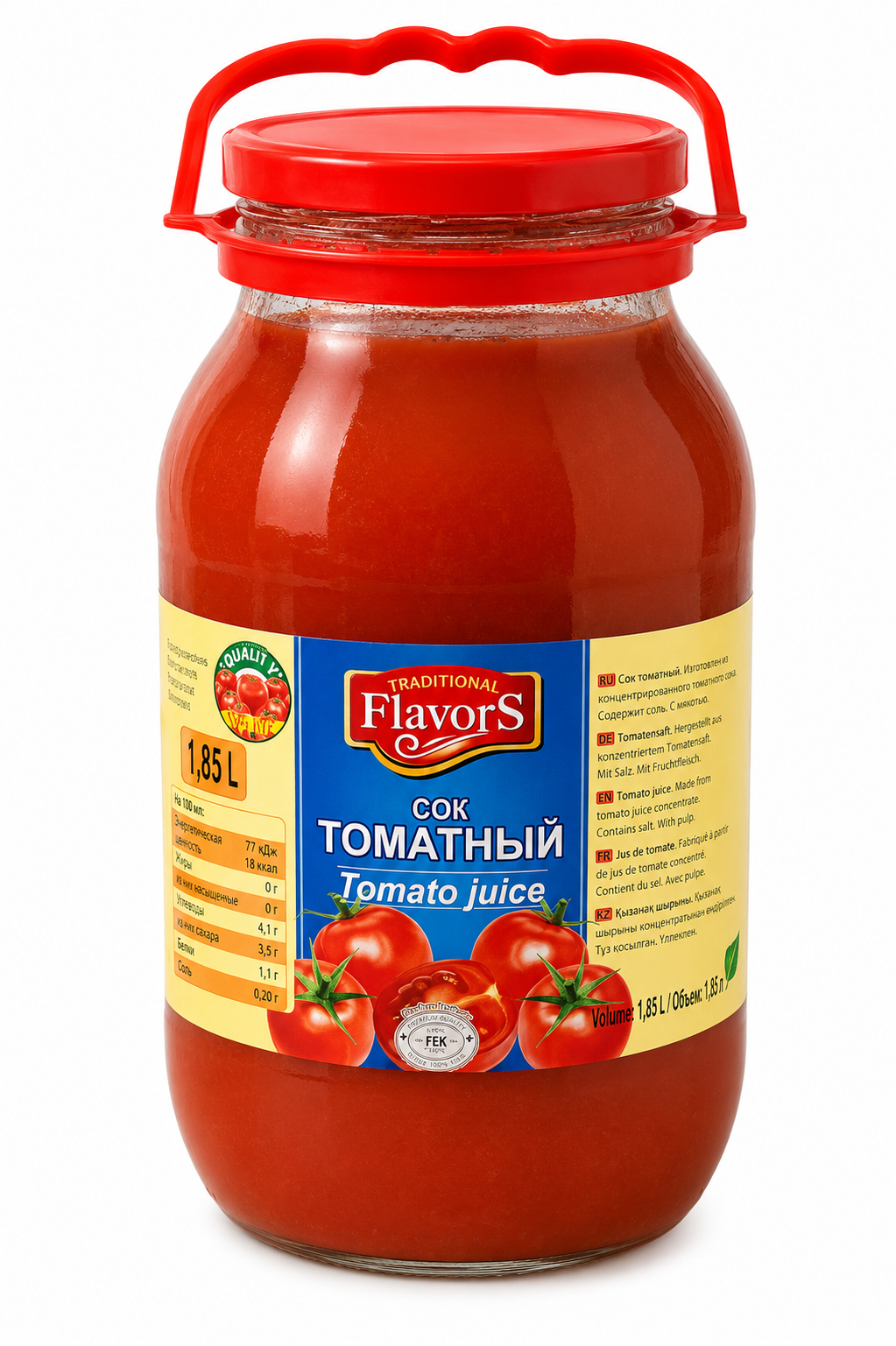 Tomato Juice, Traditional Flavours 1.85L