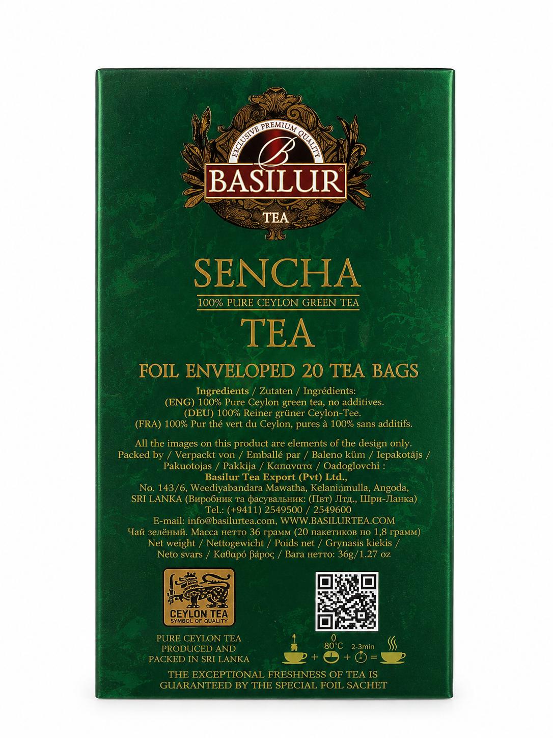 Pure Ceylon Green Tea, Sencha, Specialty Classics - Basilur 30g