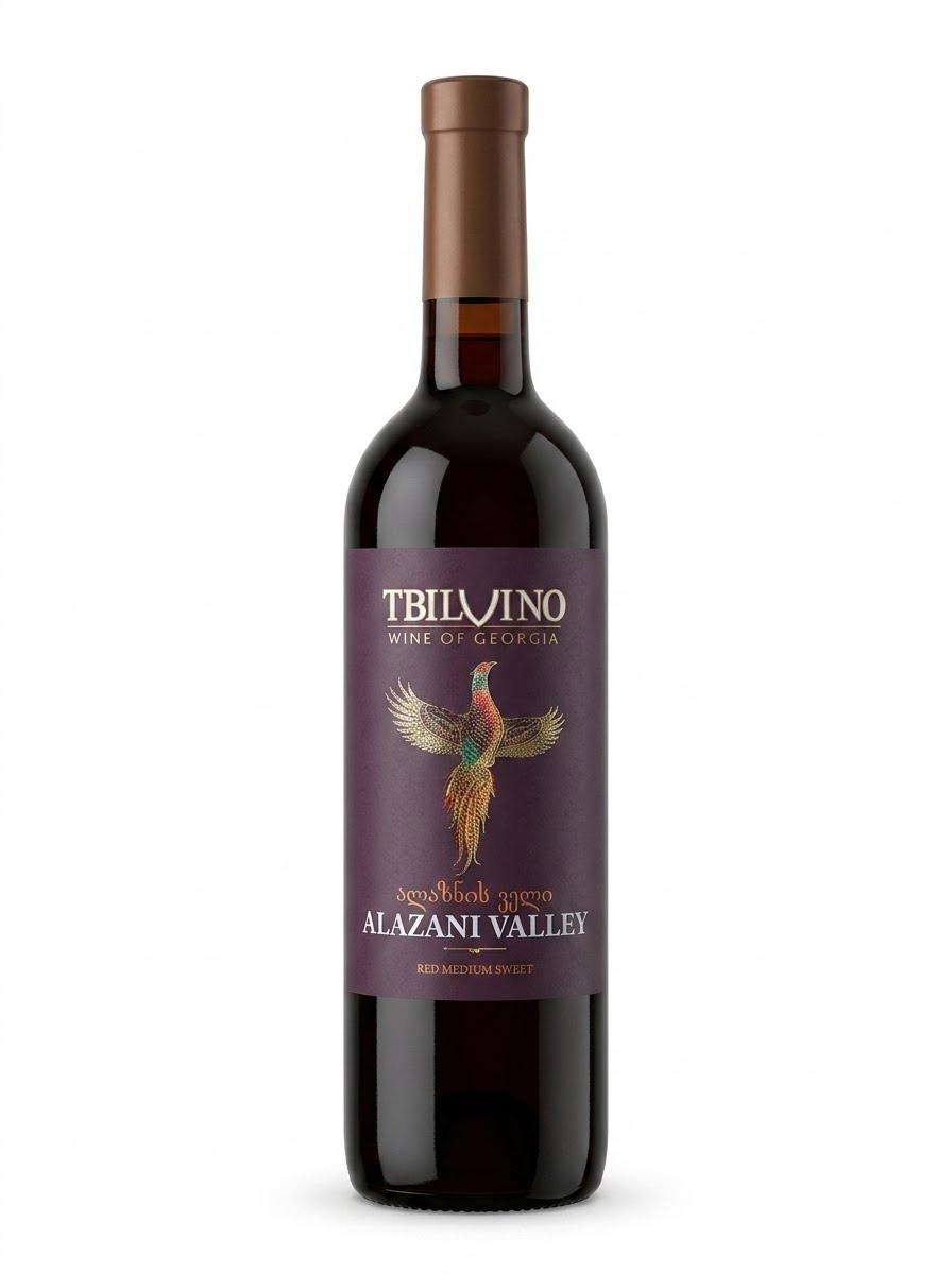 Alazani Valley Red Medium Sweet - Tbilvino 750ml