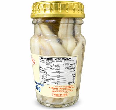 Marinated White Anchovies, FLOTT, 80g