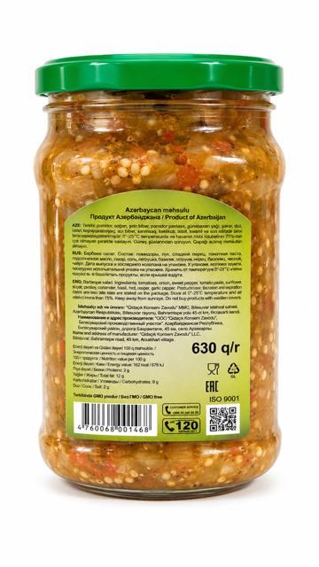 Barbecue Mangal Salad, "Bizim Tarla", 630g