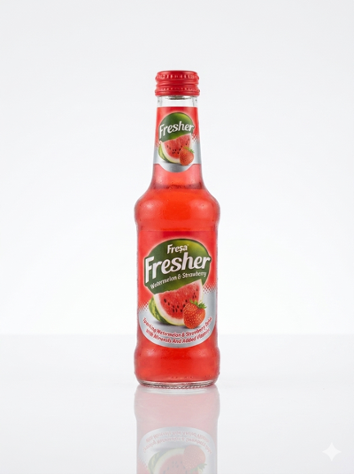 Fresa Fresher Watermelon & Strawberry, Sparkling Drink 250ml