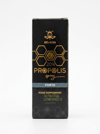 Propolis Forte Spray, Food Supplement - Res-Kom 20ml