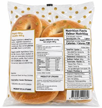 Bagels Vanilla, "Amberye", 300g