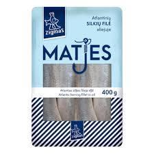 Atlantic Herring, Salted Fillet in Oil, "Zigmas", 400g