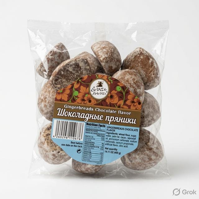 Chocolate Cookies - Elki Palki 400g