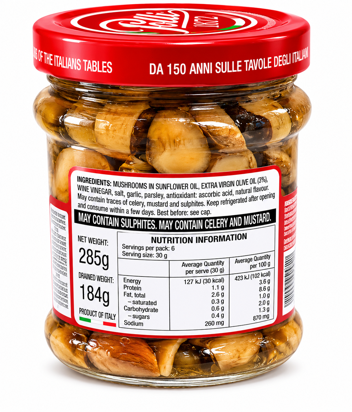 Mushrooms Boscaiola - Polli 285g
