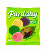 Candies with Fruit Flavours and Natural Colours,  "Fantazy", Klim, 250g