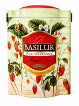 Ceylon Green Tea Wild Strawberry, Magic Fruits, Loose Leaf - Basilur 100g