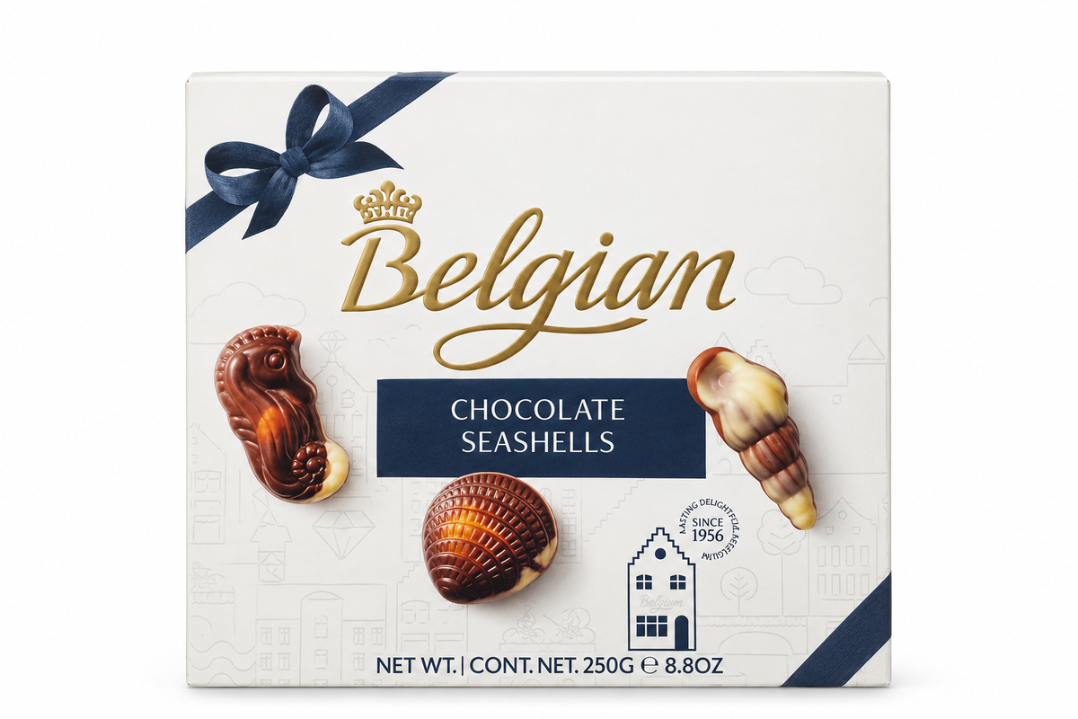 Chocolate Seashells, "The Belgian", 250g