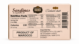 Sardines, Wild Caught in Vegetable Oil - Bandi Foods 125g