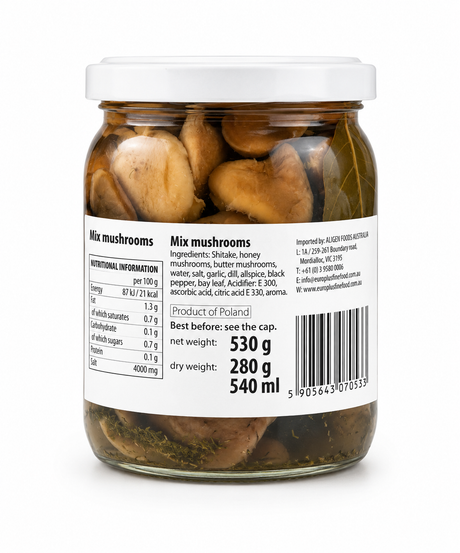 Mixed Wild Mushrooms - Forest Treasure 530g