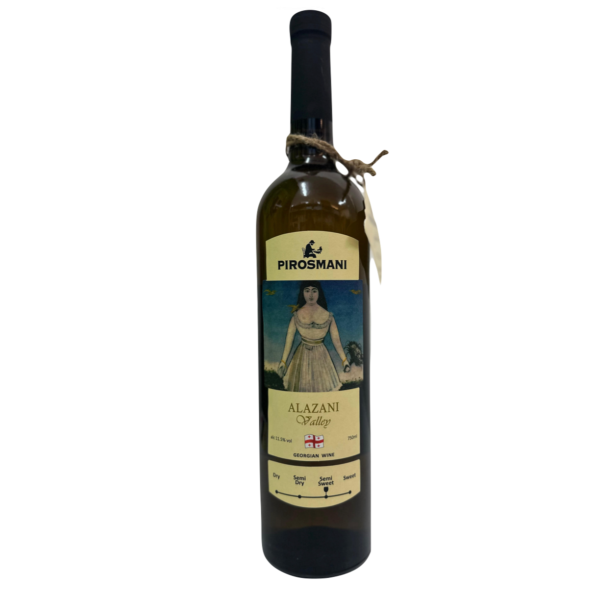 Alazani Valley White Semi Sweet - Pirosmani, 750ml
