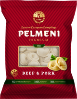 Pelmeni with Beef & Pork (Dumplings) - Five Star Dumplings 1kg