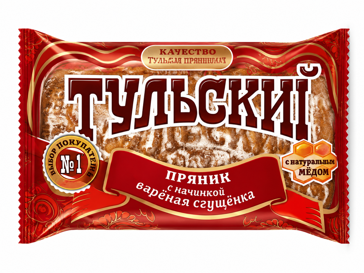 Tulski Gingerbread with Boiled Condensed Milk - Yasnaya Polyana 130g