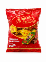 Candies Krasnaya Shapochka, Wafer & Praline in Chocolate - Krasny Oktyabr, 250g