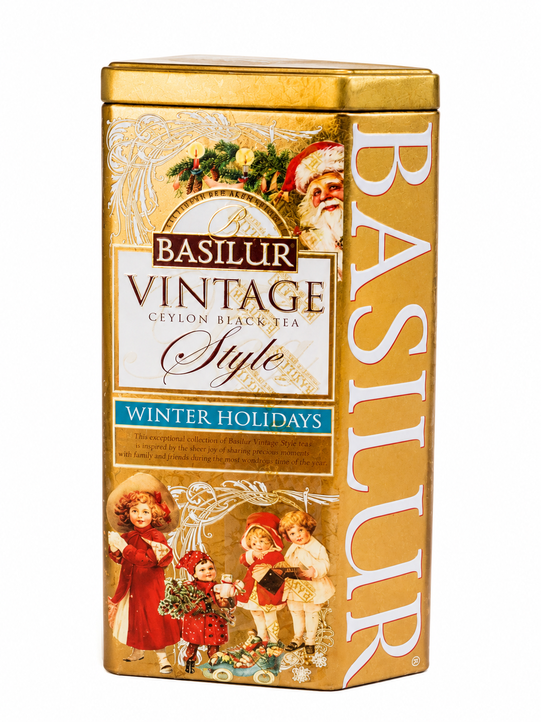 Ceylon Black Tea Winter Holidays, Vintage Style - Basilur, 100g, Metal Package