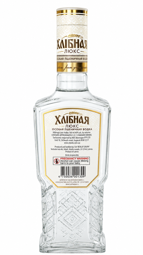 Hlibnaja Luks Vodka 700ml
