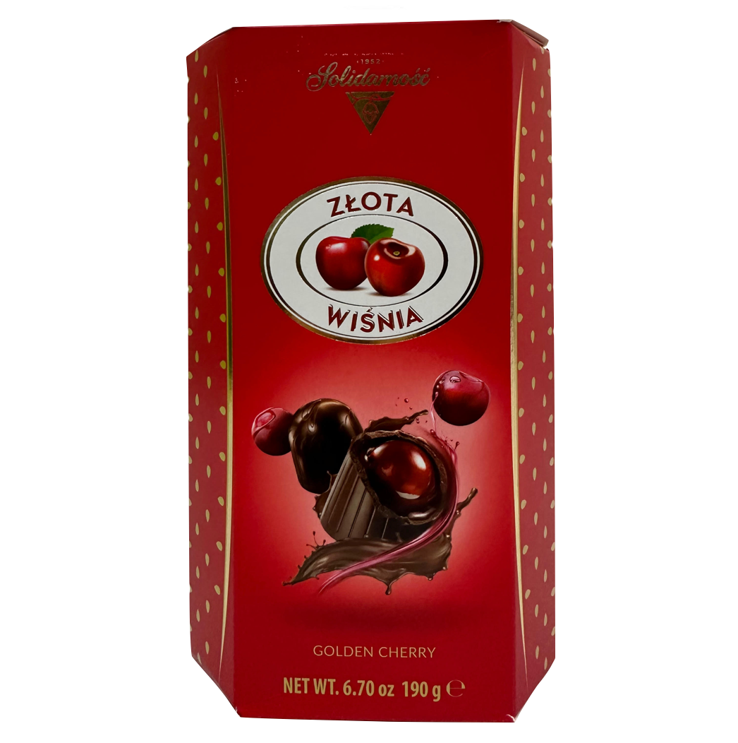 Chocolates with Cherry in Liqueur - Solidarnosc 190g