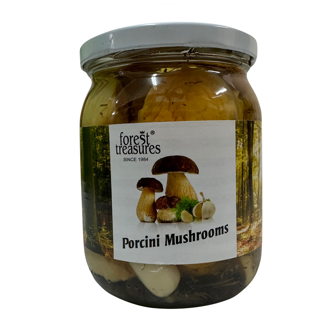 Porcini Mushrooms in a Glass Jar - Forest Treasure 530g