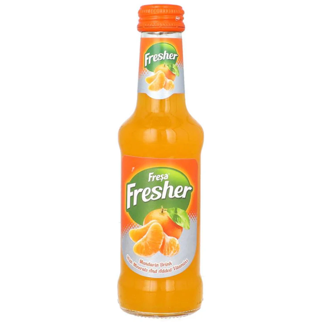 Fresa Fresher Mandarin, Sparkling Drink 250ml