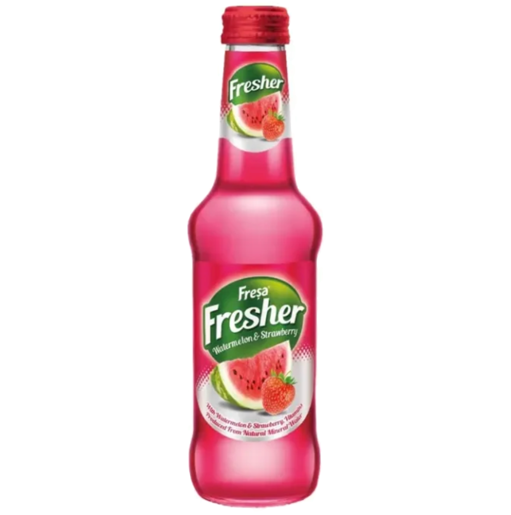 Fresa Fresher Strawberry, Sparkling Drink 250ml