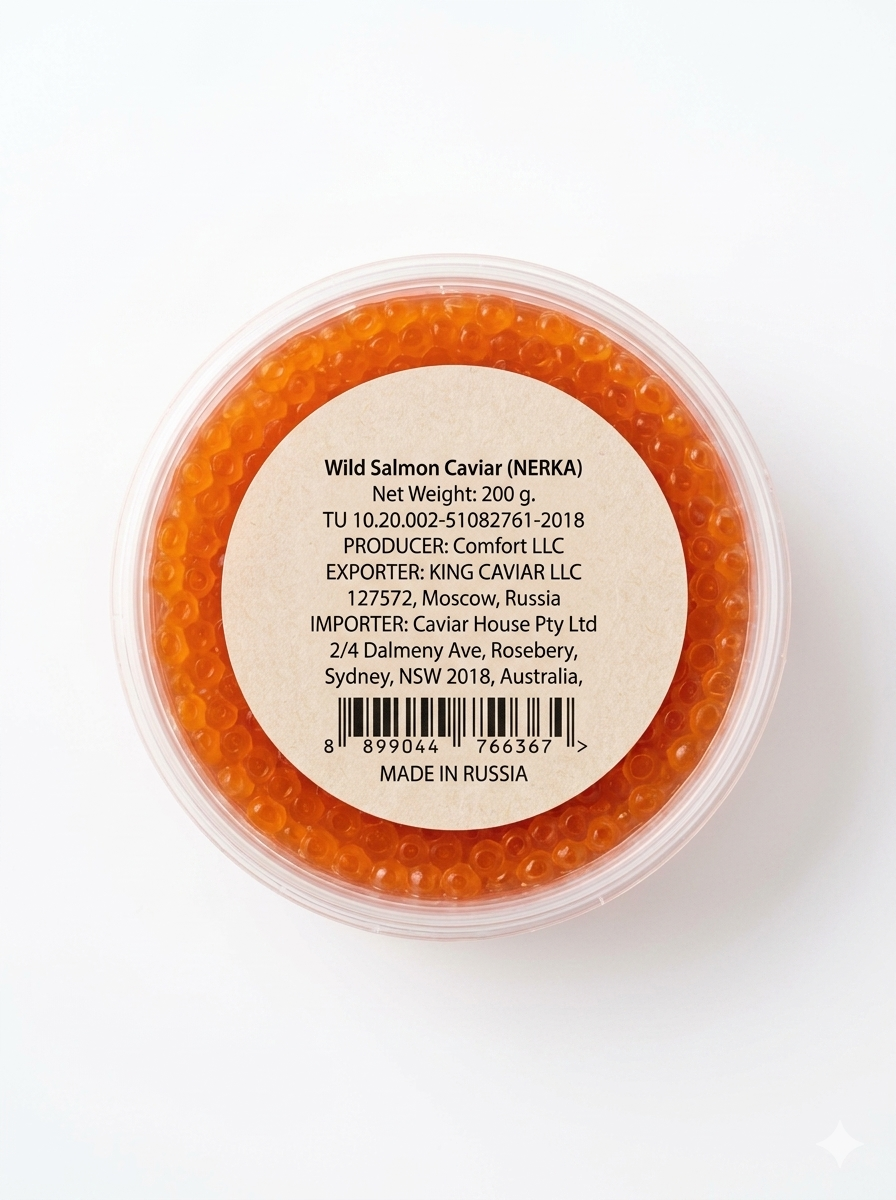 Keta Salmon Caviar (Red Caviar) 200g