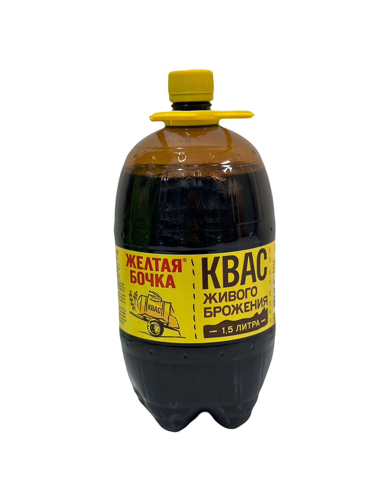 Kvas, Filtered & Pasteurised - Yellow Barrel 1.5L